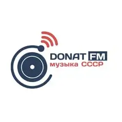 Donat FM Музыка СССР прямой эфир Логотип радиостанции Donat FM Музыка СССР