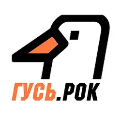 Радио ГУСЬ Рок прямой эфир Логотип радиостанции ГУСЬ Рок